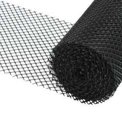 Matériaux De Construction-vidaXL Maille de gouttière 4 pcs avec clips PEHD 1,08 ㎡