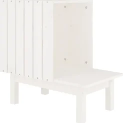 vidaXL Maison pour chat 60x36x60 cm Bois de pin massif