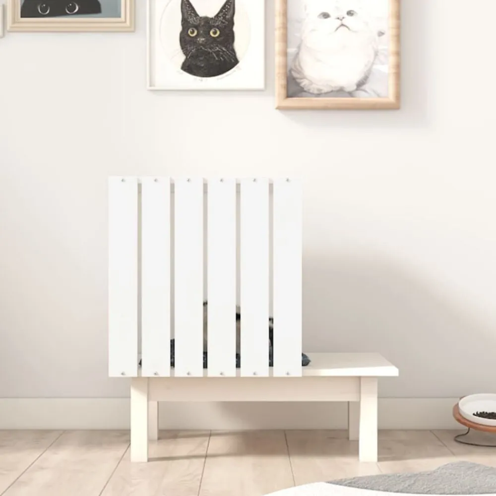 vidaXL Maison pour chat 60x36x60 cm Bois de pin massif