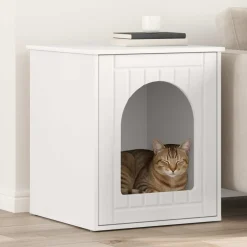 vidaXL Maison pour chat 53 x 52 x 62 cm Bois d'ingénierie
