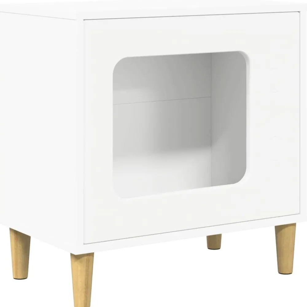 vidaXL Maison pour chat 51 x 30 x 52 cm Bois d'ingénierie