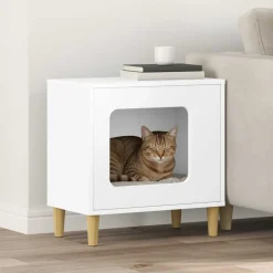 vidaXL Maison pour chat 51 x 30 x 52 cm Bois d'ingénierie