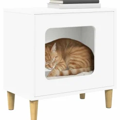 vidaXL Maison pour chat 51 x 30 x 52 cm Bois d'ingénierie