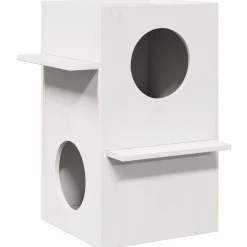 vidaXL Maison pour chat 43x43x60 cm bois de pin massif