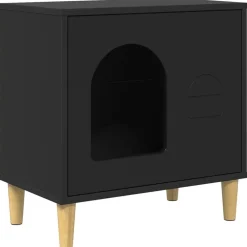 vidaXL Maison pour chat 51 x 30 x 52 cm Bois d'ingénierie