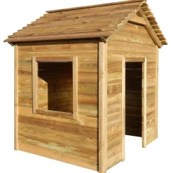 Jeux De Plein Air-vidaXL Maisonnette d'extérieur 120x120x146 cm Bois de pin