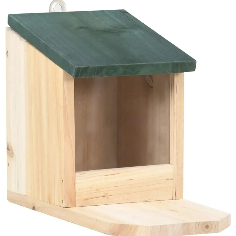 vidaXL Maisons pour écureuils 4 pcs Bois de sapin