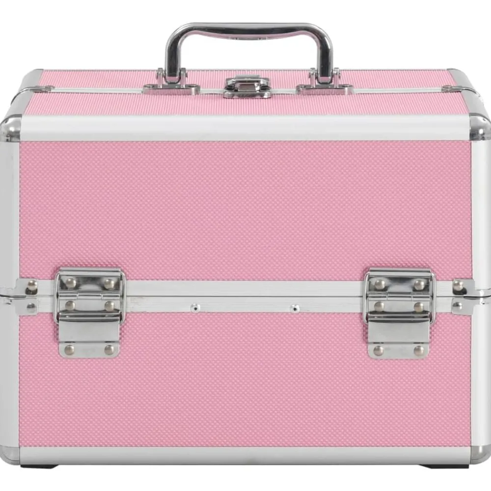 vidaXL Mallette à maquillage 22x30x21 cm Aluminium