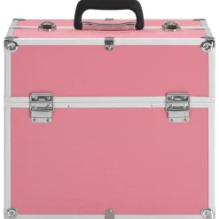 vidaXL Mallette à maquillage 38x23x34 cm aluminium