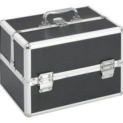 vidaXL Mallette à maquillage 22x30x21 cm Aluminium