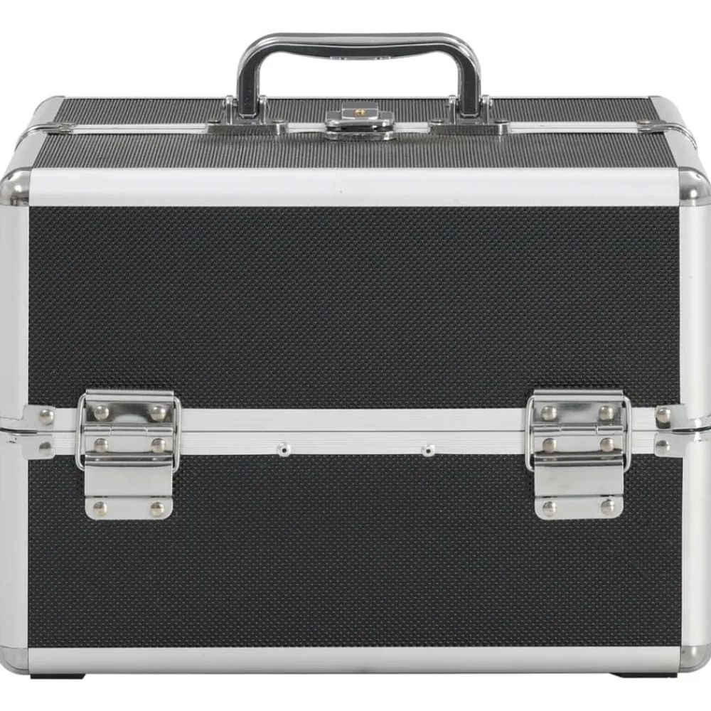 vidaXL Mallette à maquillage 22x30x21 cm Aluminium