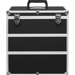 vidaXL Mallette à maquillage 37x24x40 cm Aluminium