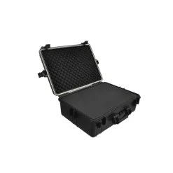 vidaXL Mallette de transport robuste Noir avec mousse 35 Litres