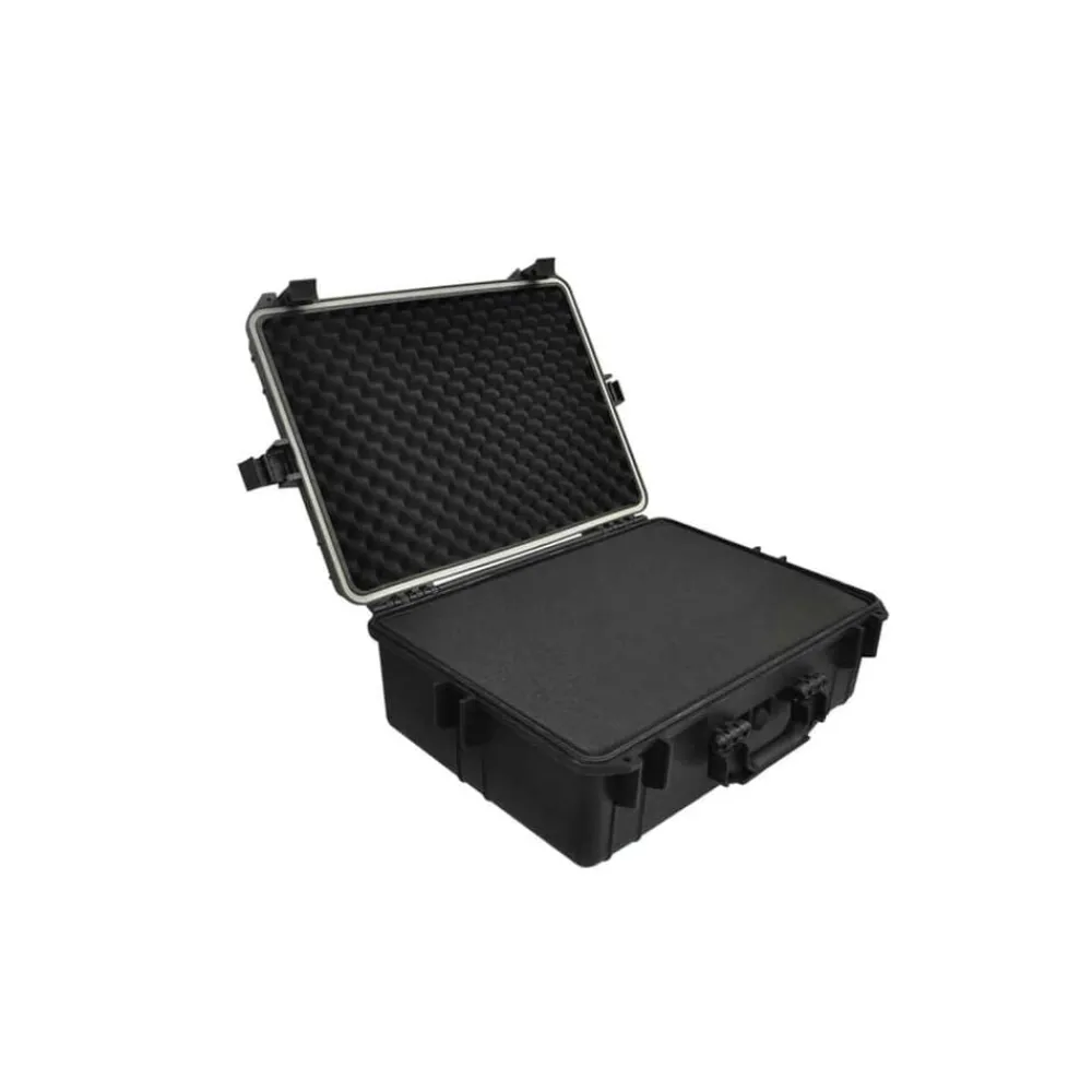 vidaXL Mallette de transport robuste Noir avec mousse 35 Litres