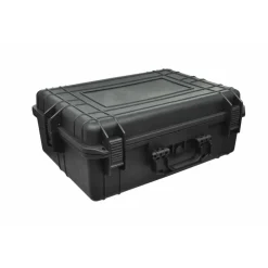 vidaXL Mallette de transport robuste Noir avec mousse 35 Litres