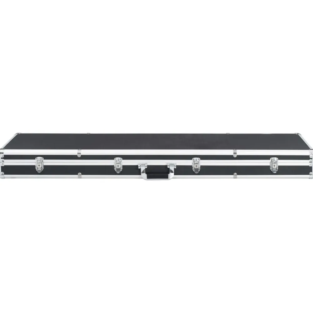 Pour Adultes-vidaXL Mallette pour arme à feu 134 x 35 x 12 cm Aluminium Noir