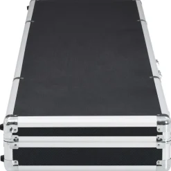 Pour Adultes-vidaXL Mallette pour arme à feu 134 x 35 x 12 cm Aluminium Noir