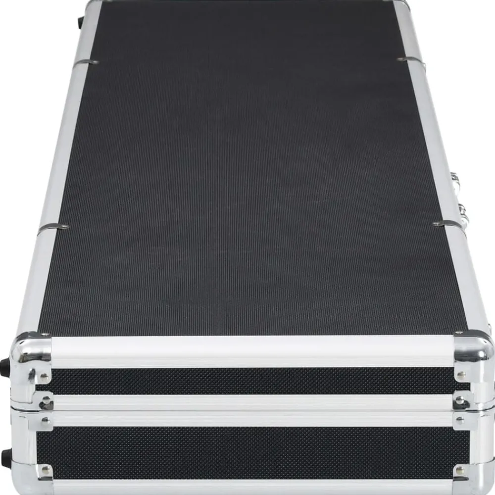 Pour Adultes-vidaXL Mallette pour arme à feu 134 x 35 x 12 cm Aluminium Noir