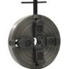 vidaXL Mandrin à bois à 4 mâchoires connexion M33 acier noir 150x63 mm