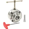 Outils-vidaXL Mandrin à bois à 4 mâchoires connexion M33 argenté 96 mm