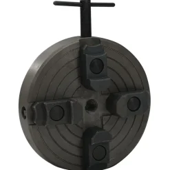 Outils-vidaXL Mandrin à bois à 4 mâchoires connexion M18 acier noir 150x63 mm