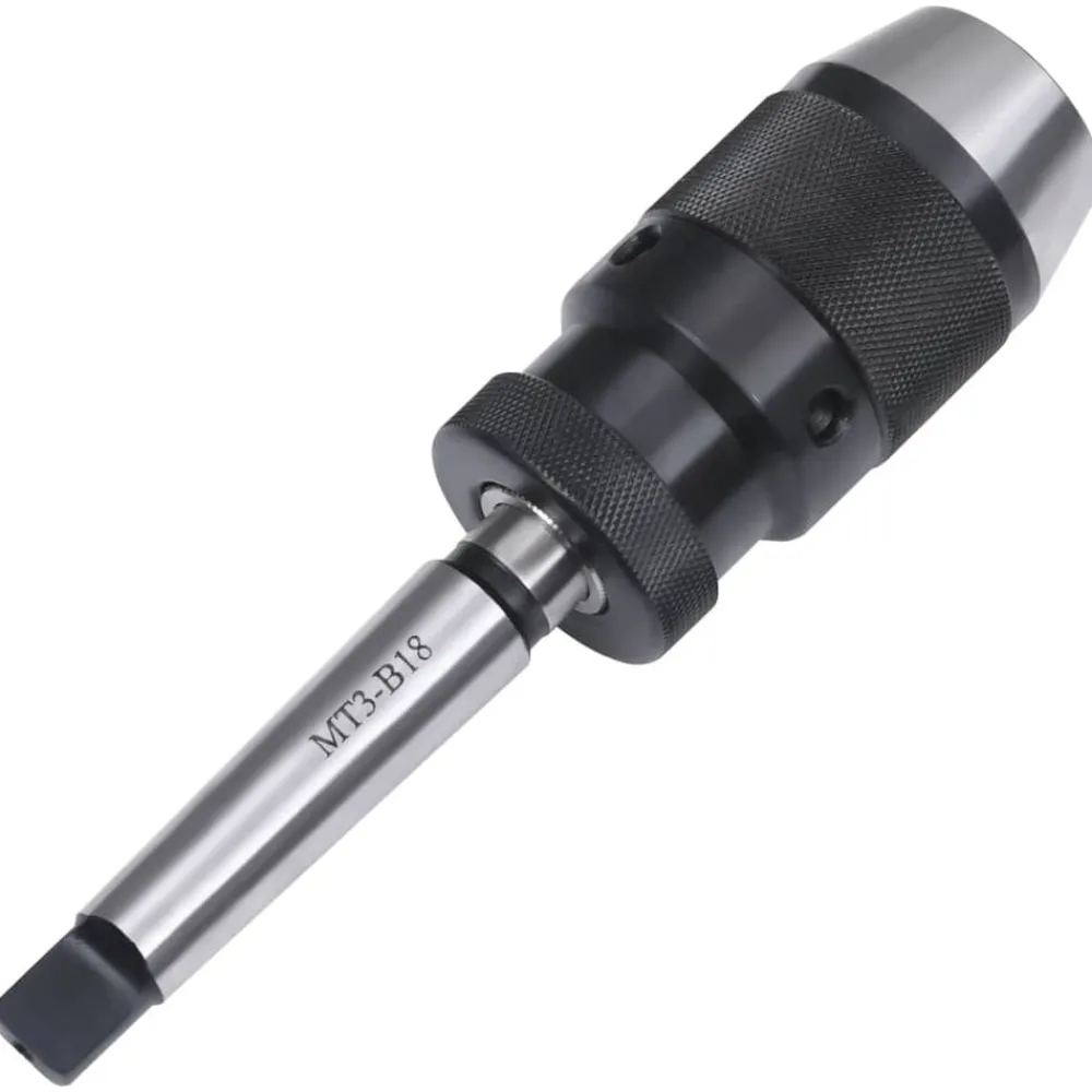vidaXL Mandrin de perçage MT3-B18 avec plage de serrage de 16 mm