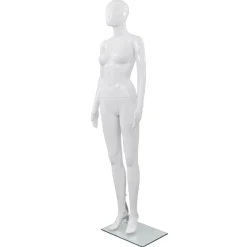 vidaXL Mannequin femme corps complet base verre brillant 175 cm