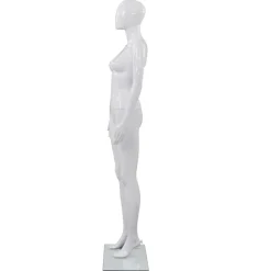 vidaXL Mannequin femme corps complet base verre brillant 175 cm
