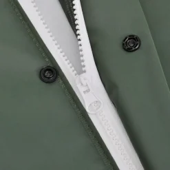 Vêtements & Accessoires-vidaXL Manteau de pluie long imperméable résistant à capuche L Vert