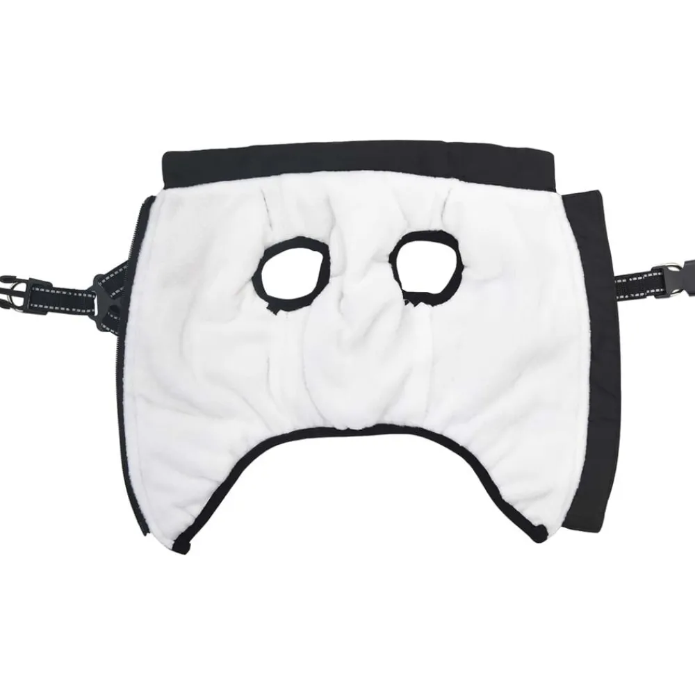 Articles Pour Animaux De Compagnie-vidaXL Manteau pour chien L36 Fleece et Polyester Noir