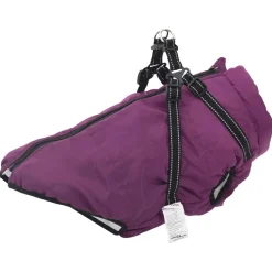 Articles Pour Animaux De Compagnie-vidaXL Manteau pour chien L44 Fleece et Polyester Pourpre