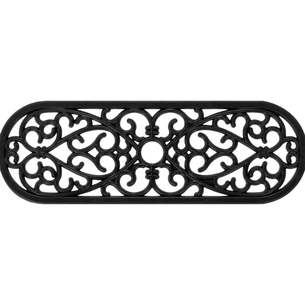 Produits Ménagers-vidaXL Marches d'escalier 10 pcs 25x75 cm caoutchouc