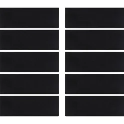 vidaXL Marches d'escalier 10 pcs 25x75 cm caoutchouc