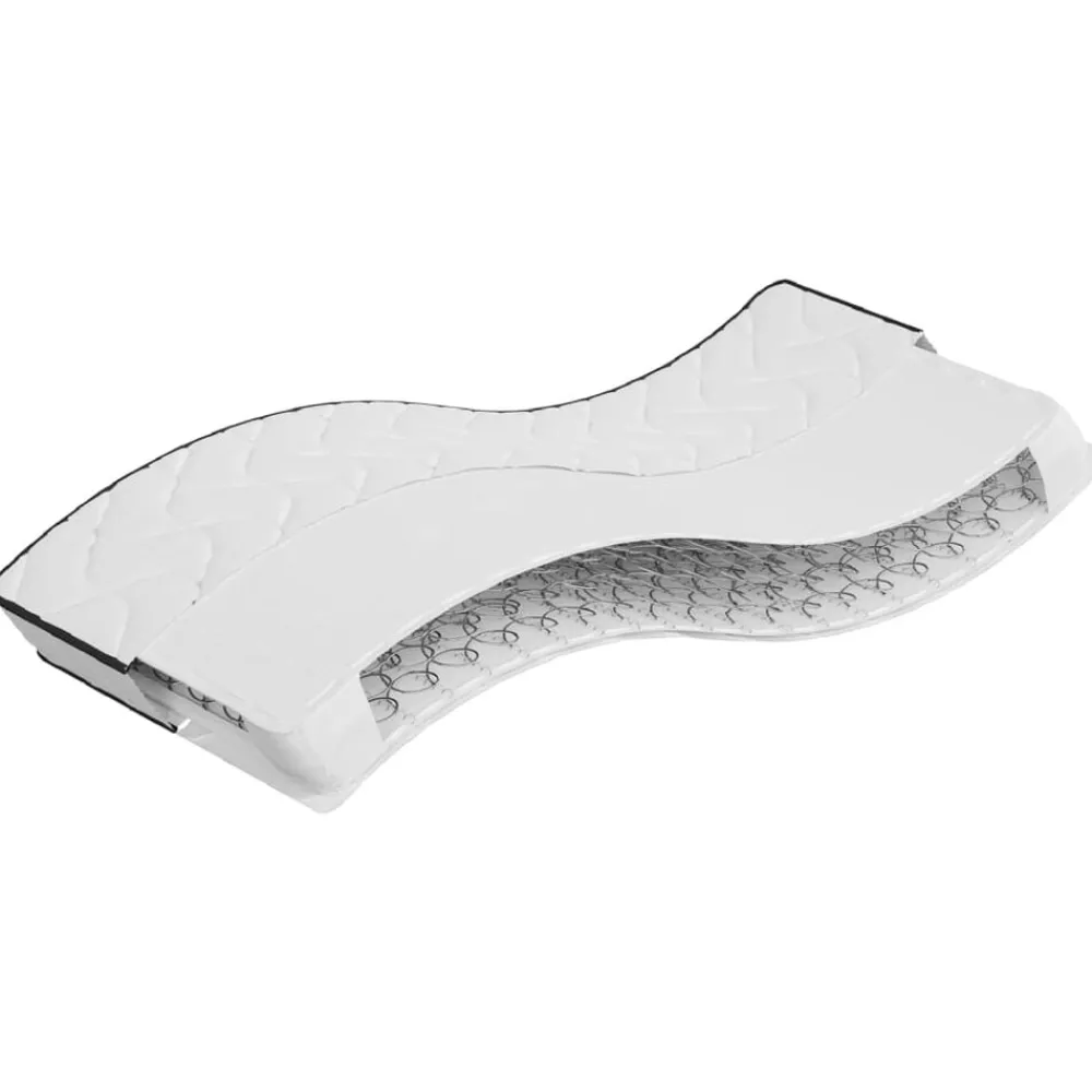 vidaXL Matelas à ressorts bonnell moyen 80x200 cm