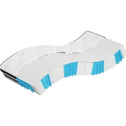 vidaXL Matelas à ressorts ensachés moyen 80x200 cm