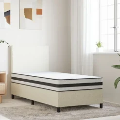 Lits & Accessoires-vidaXL Matelas à ressorts bonnell moyen 80x200 cm