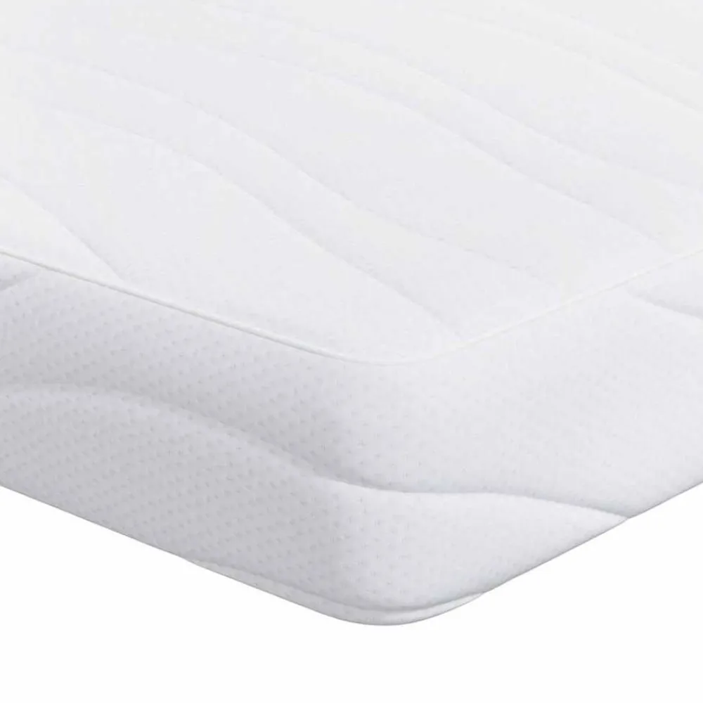 vidaXL Matelas Blanc 80 x 160 cm Tissu jacquard