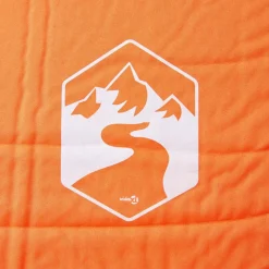 Loisirs De Plein Air-vidaXL Matelas de camping autogonflant avec oreiller 1 personne Orange