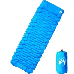 vidaXL Matelas de camping autogonflant avec oreiller 1 personne