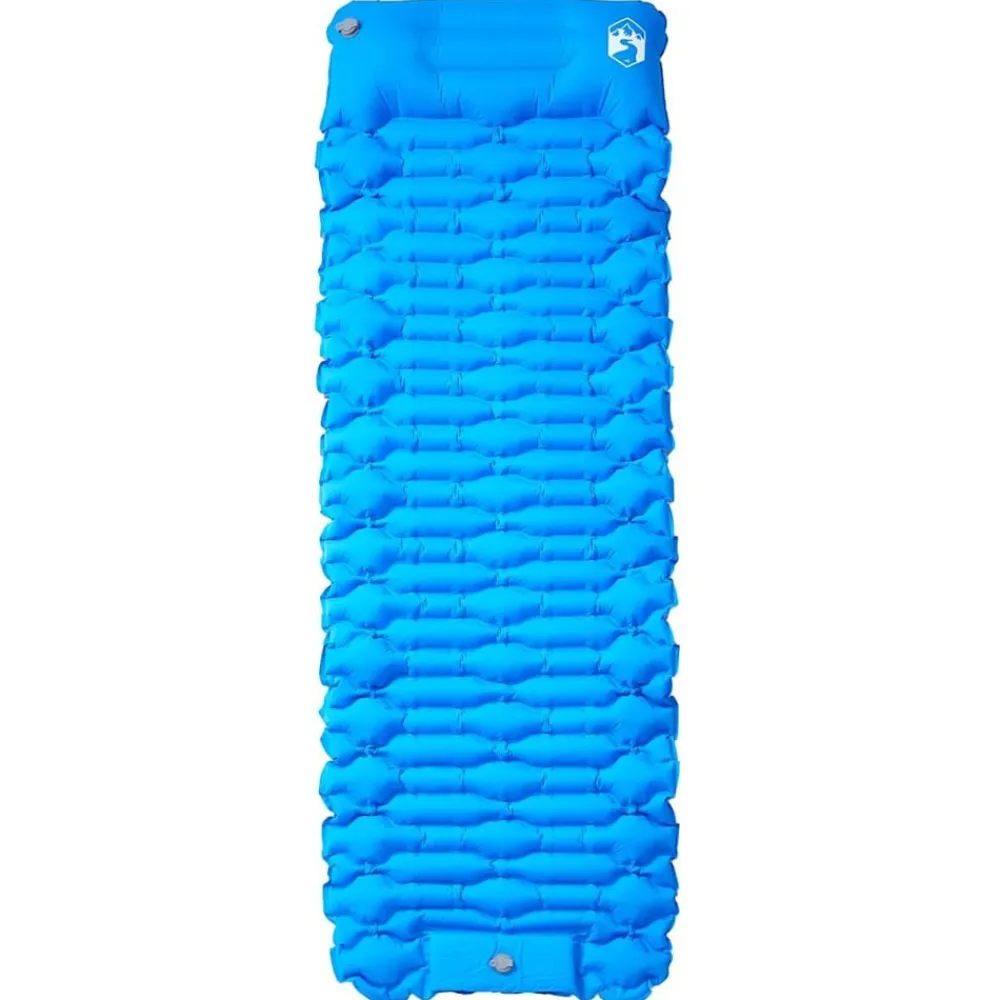 vidaXL Matelas de camping autogonflant avec oreiller 1 personne