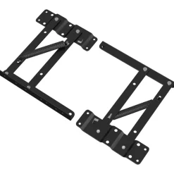 vidaXL Mécanisme de levage de lit 2 pcs Noir 340 x 95 x 40 mm Fer