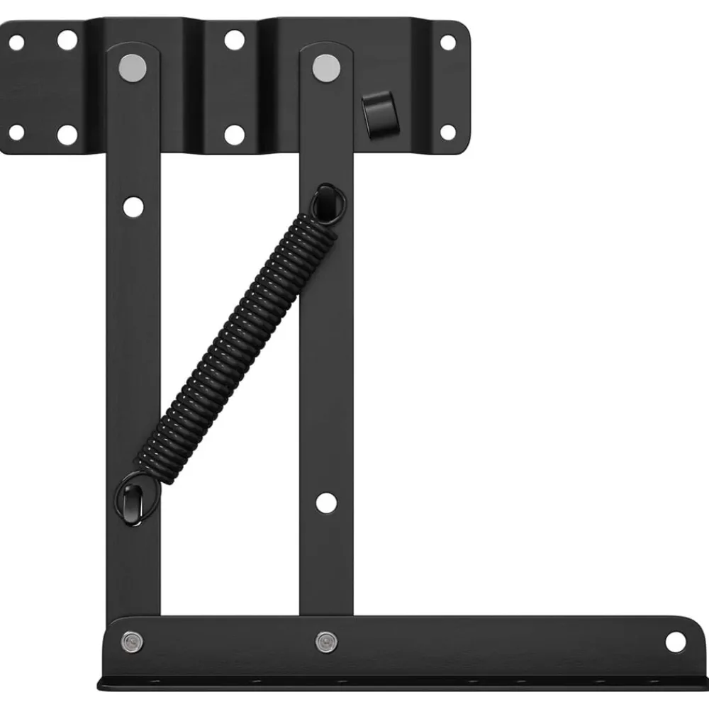 vidaXL Mécanisme de levage de lit 2 pcs Noir 340 x 95 x 40 mm Fer