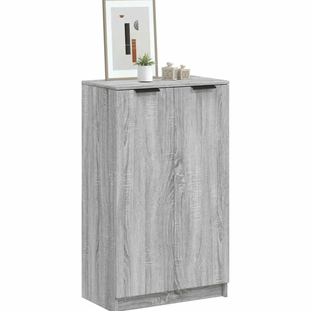 vidaXL Meuble à chaussures 59x35x100 cm Bois d'ingénierie