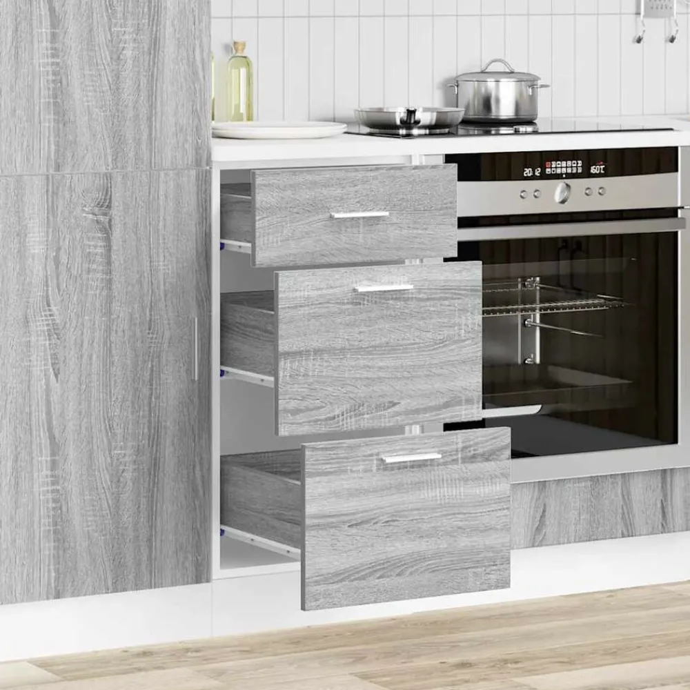 Armoires & Meubles De Rangement-vidaXL Meuble bas "Lyon" Gris Sonoma 40 x 46 x 81,5 cm Bois d'ingénierie Sonoma gris