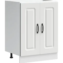 vidaXL Meuble bas pour évier Kalmar 60x46x81,5cm bois ingénierie