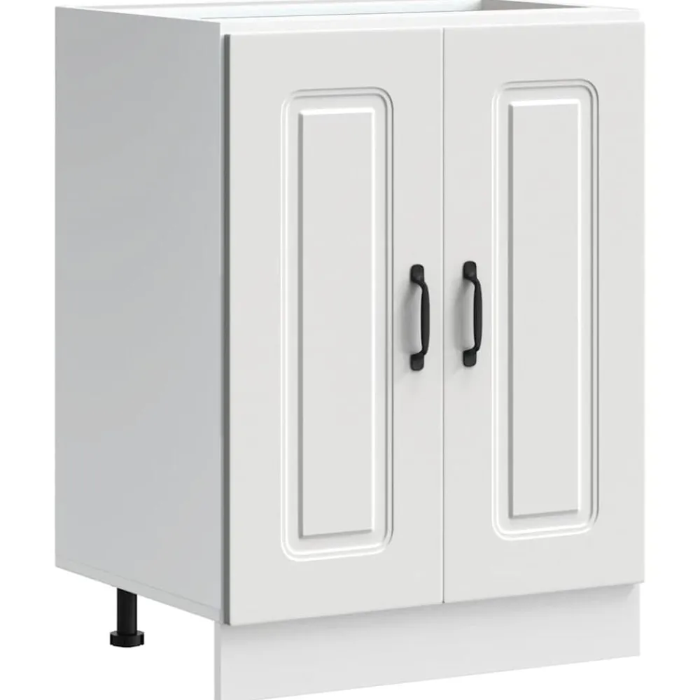 vidaXL Meuble bas pour évier Kalmar 60x46x81,5cm bois ingénierie
