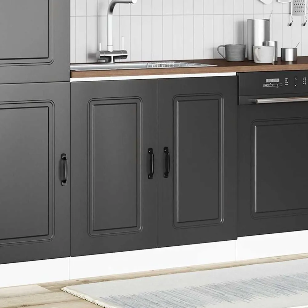 vidaXL Meuble bas pour évier Kalmar 80x46x81,5 cm bois ingénierie