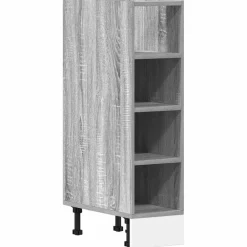 vidaXL Meuble bas "Riga" Gris Sonoma 20x44,5x81,5cm Bois d'ingénierie