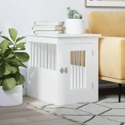 vidaXL Meuble de cage pour chiens 45x62x59 cm bois d'ingénierie