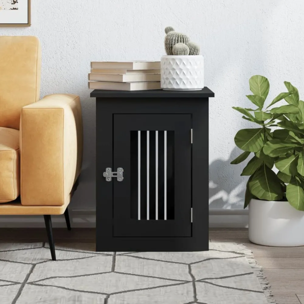 vidaXL Meuble de cage pour chiens 45x62x59 cm bois d'ingénierie